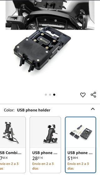 Soporte móvil GPS Honda VFR1200X