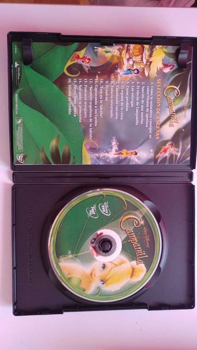 Campanilla Disney DVD - Español