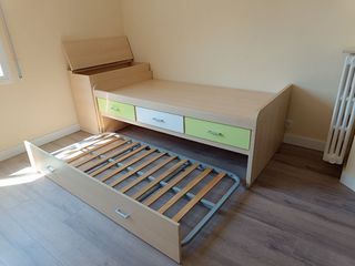 Cama nido infantil con cajones