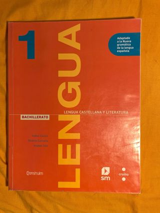 Lengua castellana y literatura. 1 Bachillerato