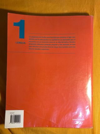 Lengua castellana y literatura. 1 Bachillerato