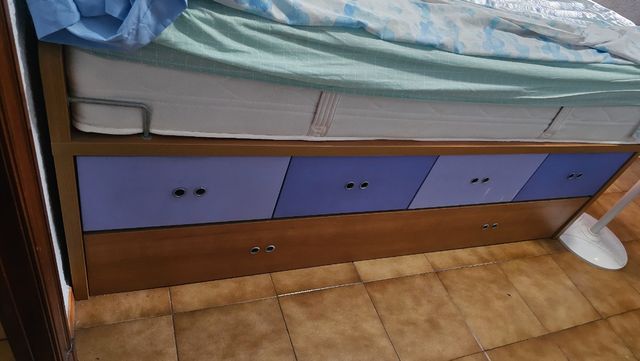Cama nido con cajones