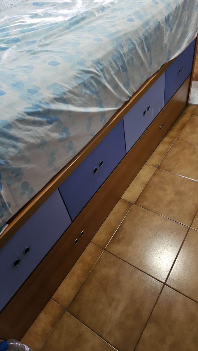 Cama nido con cajones