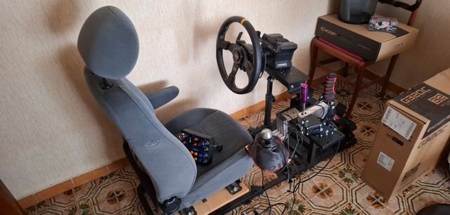 Estructura simulador de conducción+ Asiento