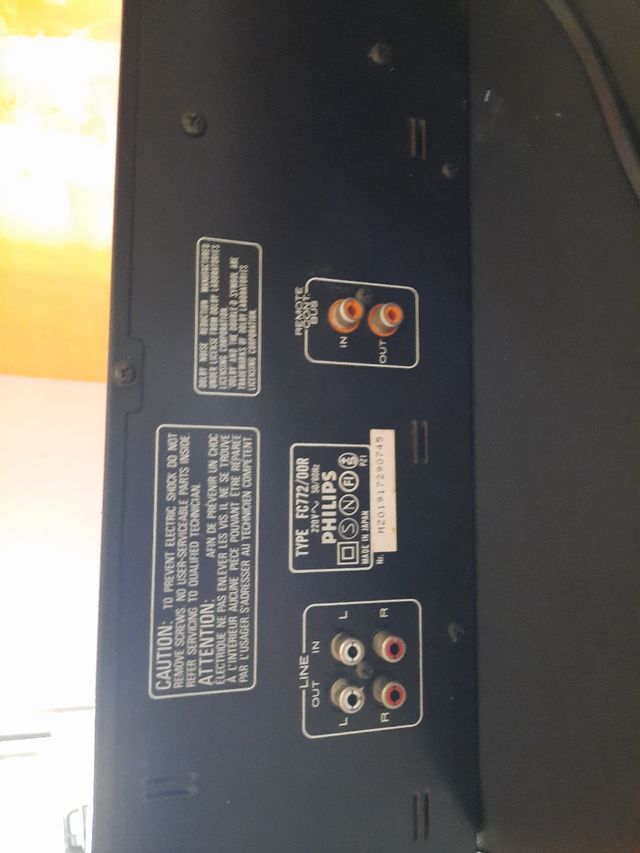 Philips FC772 - Platina doble Cassette