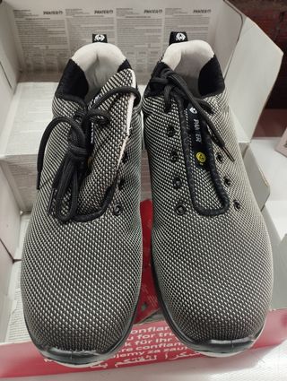 Zapatos seguridad PANTER - grises y negros