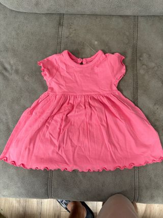 Vestido niña rosa 3-6meses