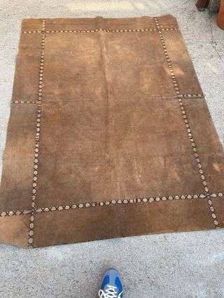 Alfombra leopardo marrón beige