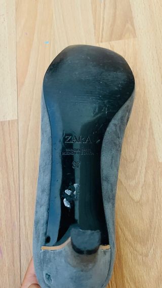 Zapatos Zara Woman gris