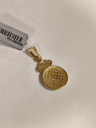 Colgante Real Madrid oro 18kt.