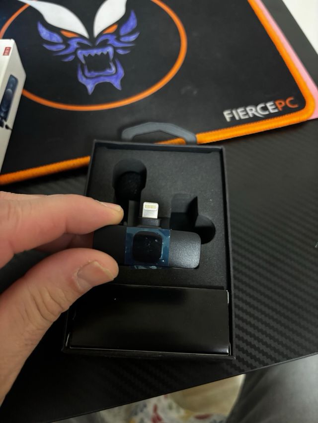 Mic inalámbrico solapa - Grabación