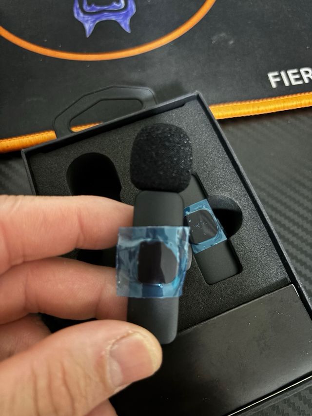 Mic inalámbrico solapa - Grabación