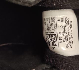 Converse talla 40 plataforma