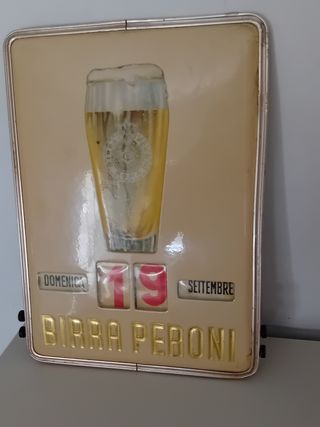 Calendario Peroni anni '60