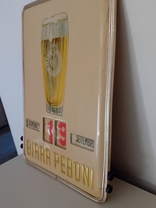 Calendario Peroni anni '60