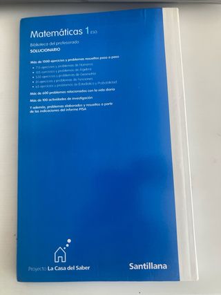solucionario matemáticas 1eso