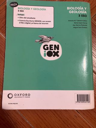 Biología y Geología 3º ESO. Libro del estudiant...