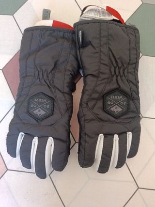Guantes Wed'ze esquí - negros y blancos