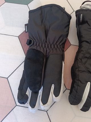 Guantes Wed'ze esquí - negros y blancos