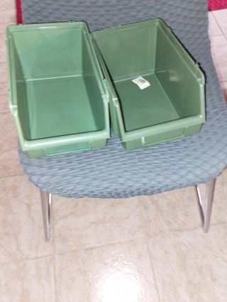 2 Contenitori Plastica Verde