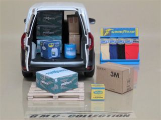 Set Accessori Diorama Pallet Pack Motorsport 1/18