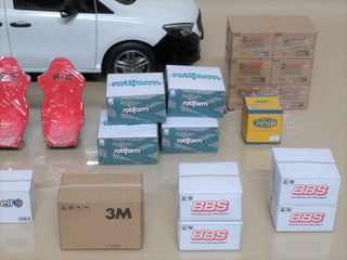 Set Accessori Diorama Pallet Pack Motorsport 1/18