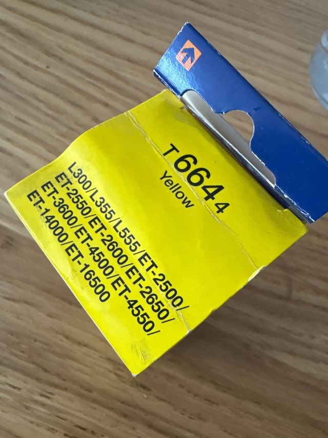 Tinta Epson 664 Amarilla EcoTank