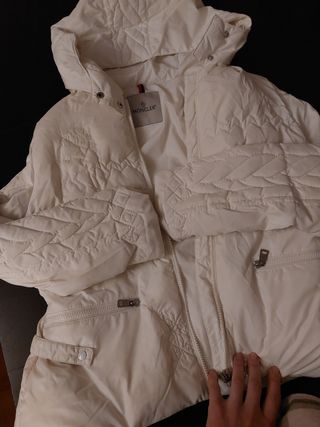 Piumino Moncler bianco tg.M