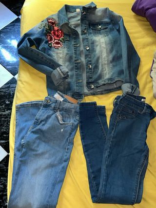 Chaqueta y 2 vaqueros | Ropa vaquera