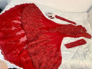 Vestido rojo invitada
