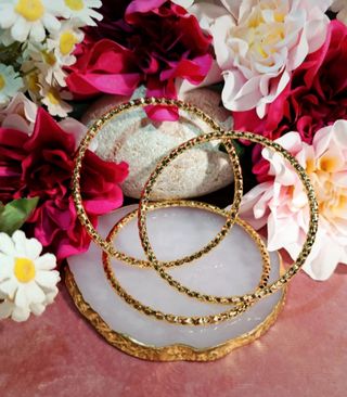 Pulseras oro 18K - 3 unidades
