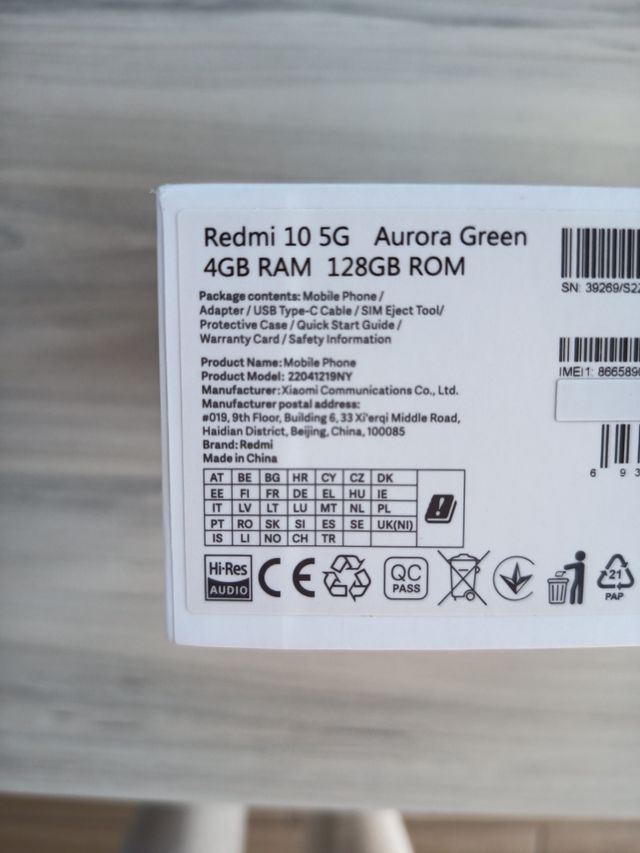 Xiaomi Redmi 10 5G - Verde