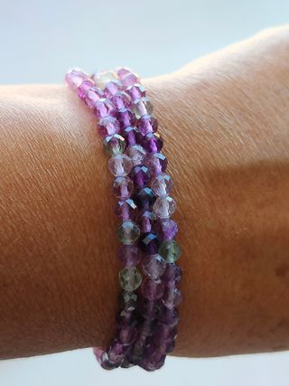Pulsera Fluorita multicolor
