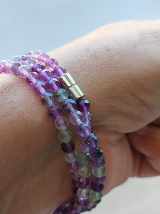 Pulsera Fluorita multicolor