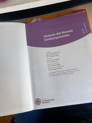Libros de 1° Bachillerato Ciencias Sociales