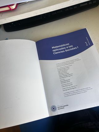 Libros de 1° Bachillerato Ciencias Sociales