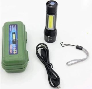 MINI TORCIA MILITARE TATTICA LED T6 RICARICABILE