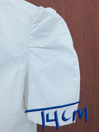Camisa ONLY blanca manga corta