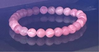Pulsera Rodocrosita rosa. Piedras naturales 