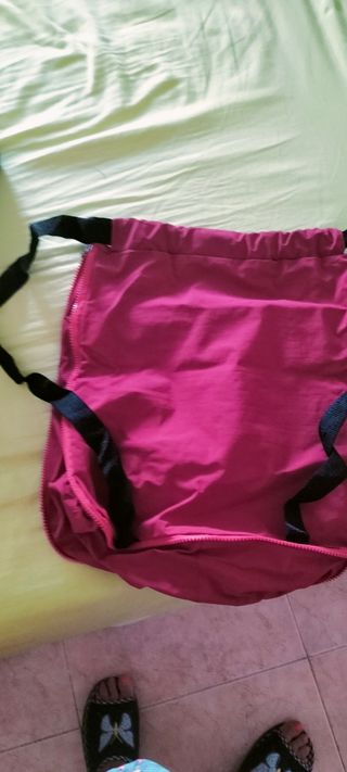 Mochila impermeable rojo 