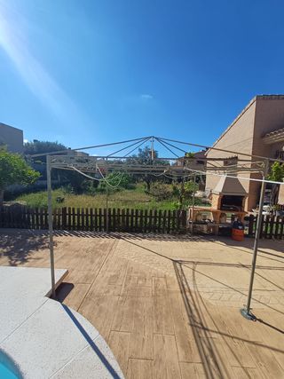 Pérgola aluminio jardín