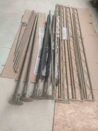Pérgola aluminio jardín