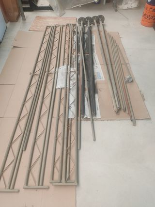 Pérgola aluminio jardín