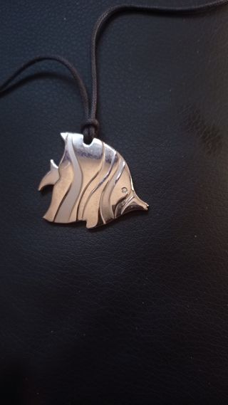 Collana Swarovski Pesce Argento