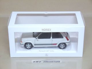 Renault 5 GT Turbo Phase 2 1989 White Norev 1/18