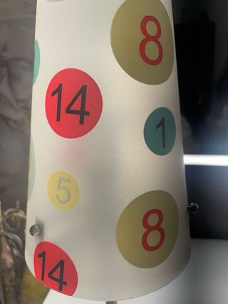 Lampada da tavolo compresa di lampadina