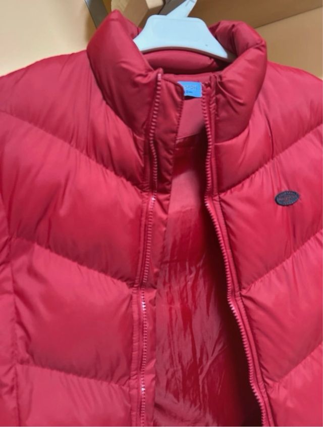 Chaleco acolchado rojo