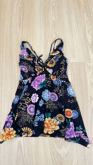 Vestido corto Mango multicolor