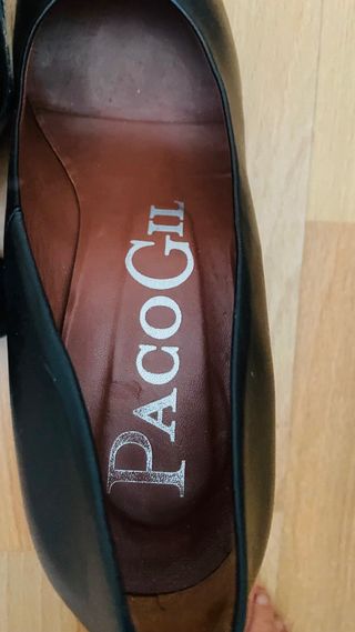 Paco Gil - Zapatos negros tacón - 37