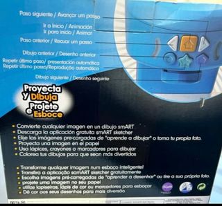 Smart Sketcher Proyector Dibujo - Azul y Blanco